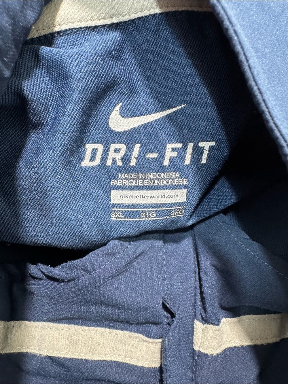Lot of 2 Nike E.P. Todd Athletics Short Sleeve Shell Pullover Tops Men’s 3XL - Picture 7 of 11